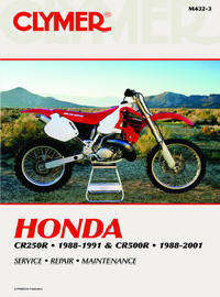 Clymer M432-3 Honda CR250R-500R (88-01) Maintenance Troubleshooting Repair Manual