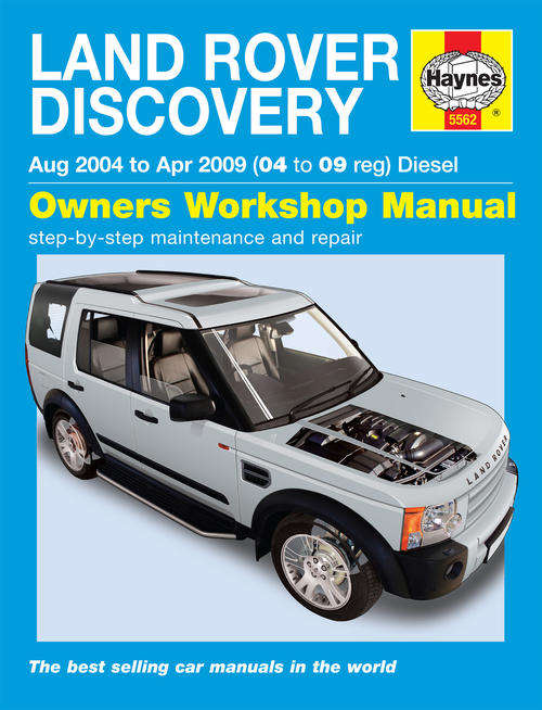Haynes 5562 Land Rover Discovery Workshop Manual 2004-2009
