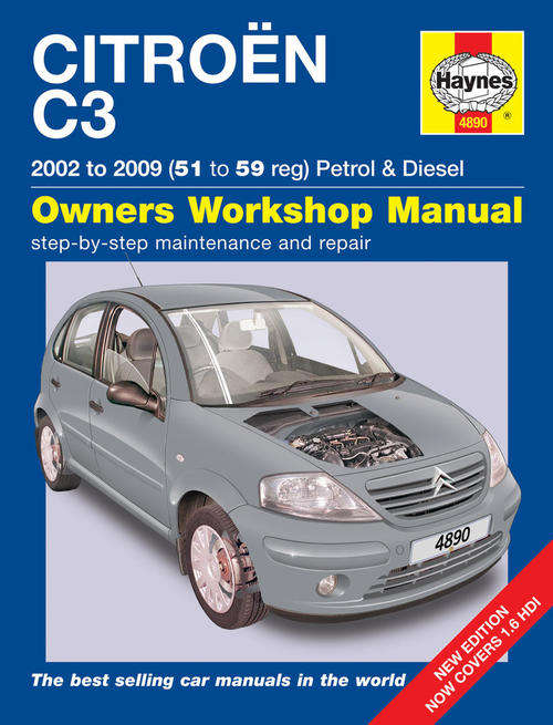 Haynes 4890 Citroen C3 02 to 09 Workshop Manual