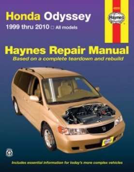 Haynes 42035 Honda Odyssey 1999 to 2004 Repair Manual