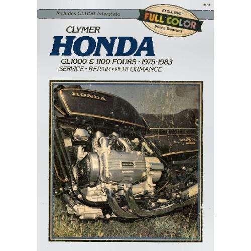 Clymer M340 Honda GL1000 & 1100 Fours (1975 to 1983) Repair Manual