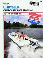 Clymer B750 Chrysler Outboard Shop Manual 3.5-140HP 1966-1984