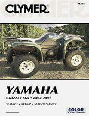 Clymer M285 Yamaha Grizzly 660  (2002 to 2007) Repair Manual