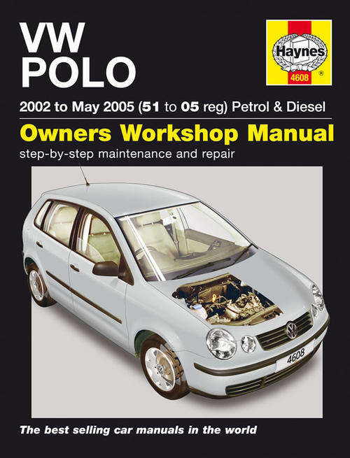 Haynes 4608 VW Polo 2002 to 2009 Repair Manual