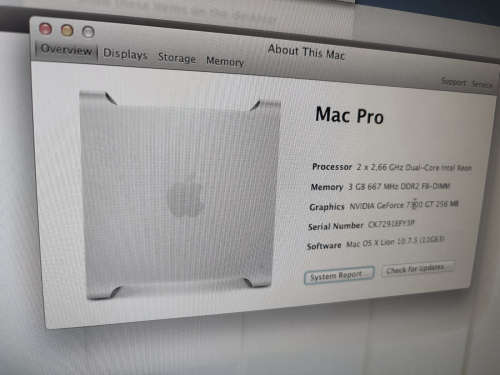 Beast Apple MacPro 2,66 GHz Tower