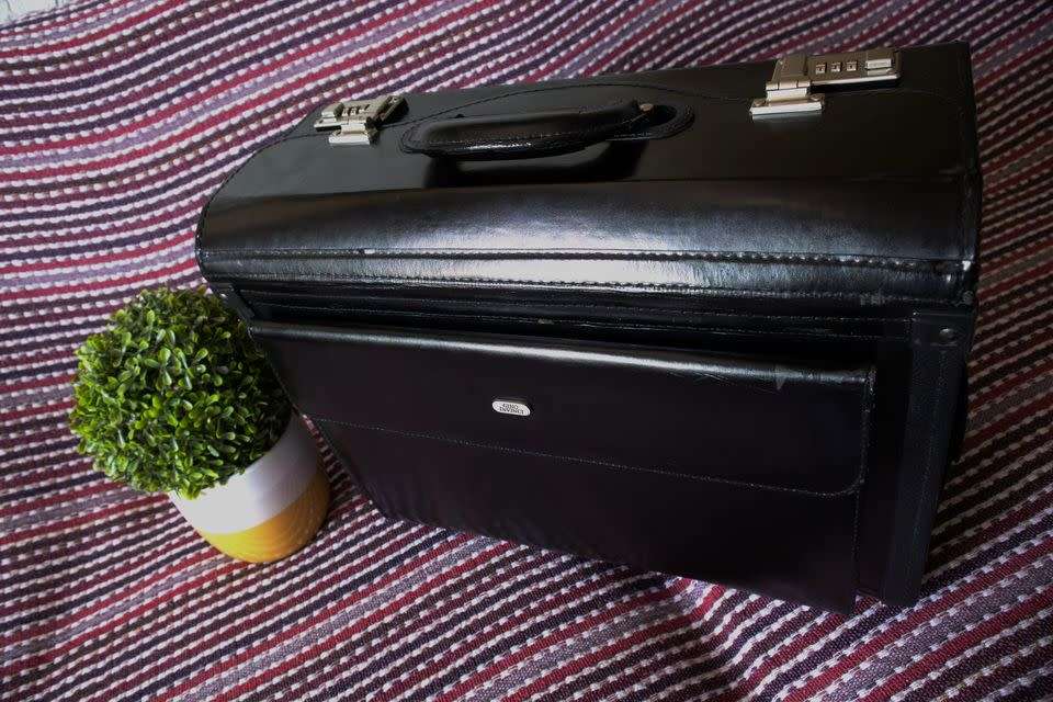 Gino De Vinci business / Pilot PVC leather case