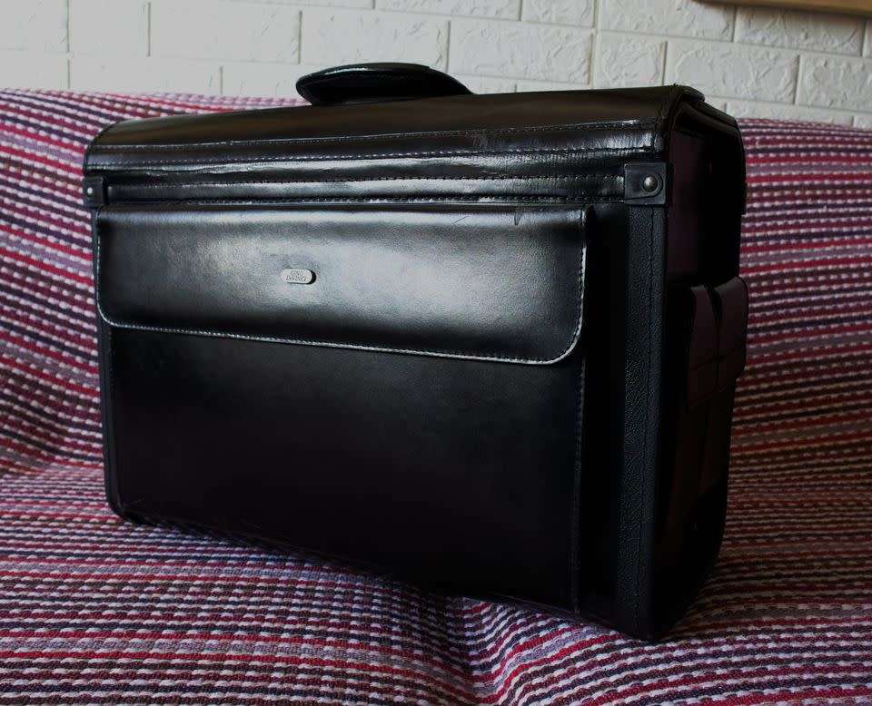Gino De Vinci business / Pilot PVC leather case