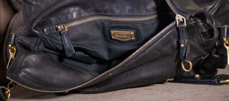 MIU MIU VITELLO LUX BOW BAG