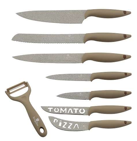 Berlinger Haus -7 Pieces knife set, Stone Touch Line (PLEASE READ BEFORE BIDDING)