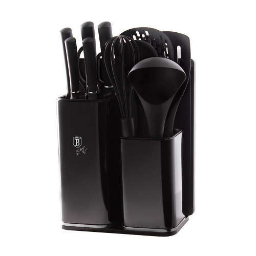 Berlinger Haus 13 Pieces Knife and Kitchen Utensil Set with Stand (SECOND HAND)