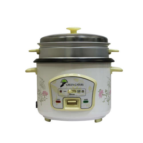 Green Caters 3.0L Electric Pressure/Rice Cooker - Cream