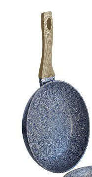 Berlinger Haus - 20 cm  Marble Coating Induction Fry Pan - Forest Line Light Wood (Refurbished)