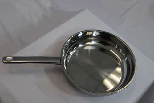 CHUKBOK - Heavy Bottom Stainless Steel Induction Ready Cookware 24cm Fry pan + Lid (Display Item)