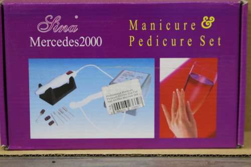 Professional Manicure Pedicure Machine Kit Set - Grey and Black (Second hand)