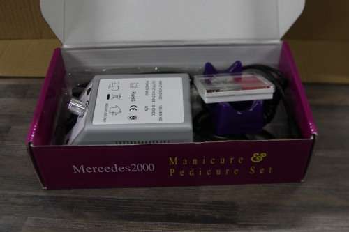 Professional Manicure Pedicure Machine Kit Set - Grey and Black (Second hand)