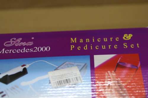 Professional Manicure Pedicure Machine Kit Set - Grey and Black (Second hand)