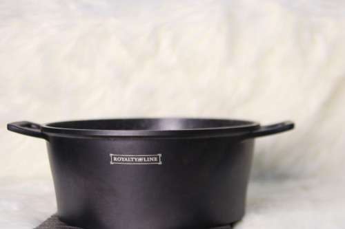 Royalty Line - 28cm Marble Coated Casserole Without Lid (Second hand)(No Lid)(Black)