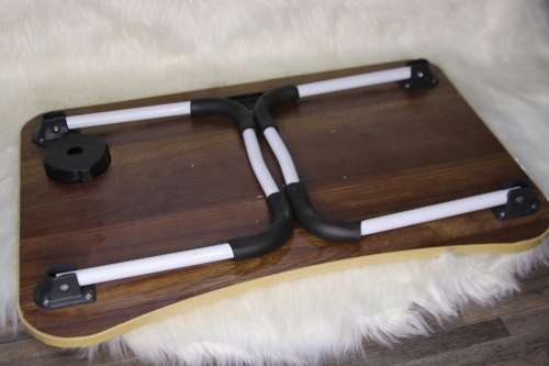 Dmart Laptop Stand For Bed And Sofa- Brown (DISPLAY ITEM)