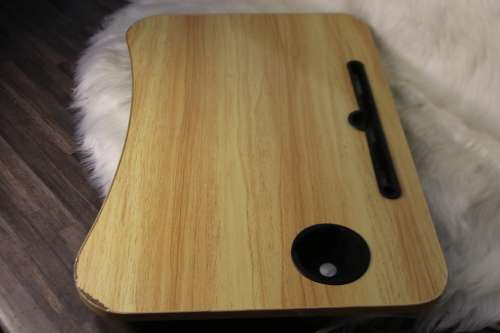 Dmart Laptop Stand For Bed And Sofa- BROWN(SECOND HAND)