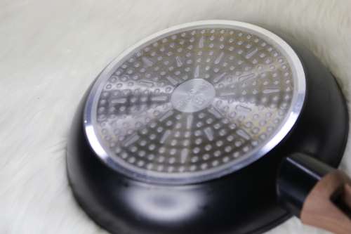 BERLINGER HAUS 24CM TITANIUM COATING FRY PAN - EBONY ROSEWOOD(SECOND HAND)