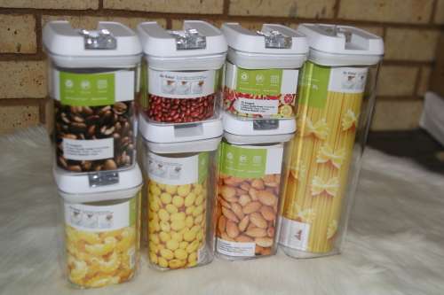 Food Containers - Set of 7 Airtight Sealed