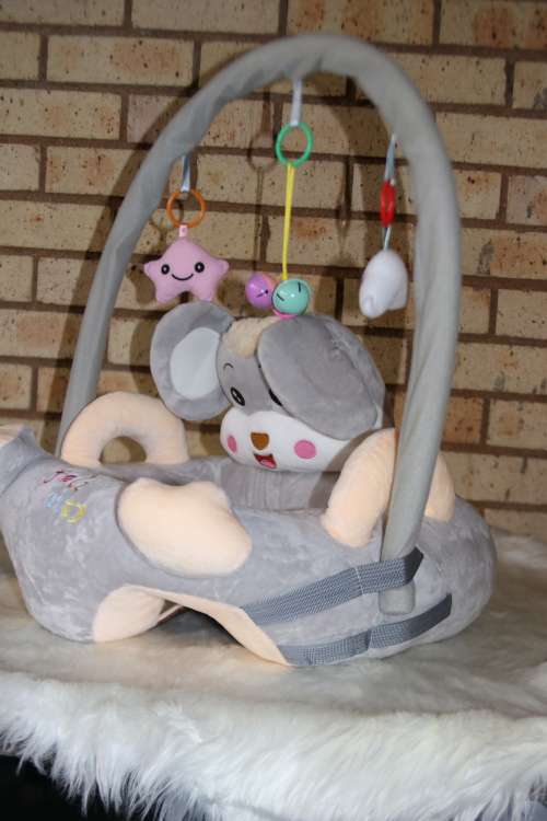 Baby Plush Chair With Game Pole