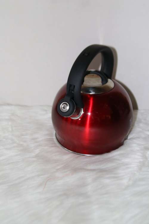 BERLINGER HAUS 3L STAINLESS STEEL WHISTLING KETTLE - BURGUNDY METALLIC