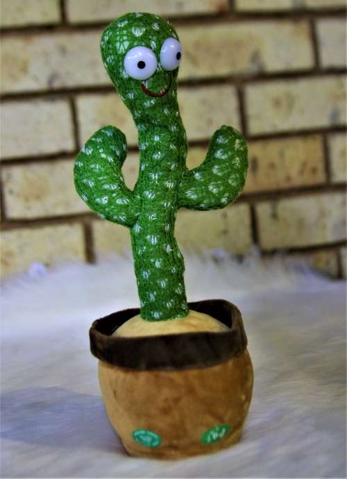 Dancing Cactus Baby Mimicking Recording Music Light Up Baby Interactive Toy