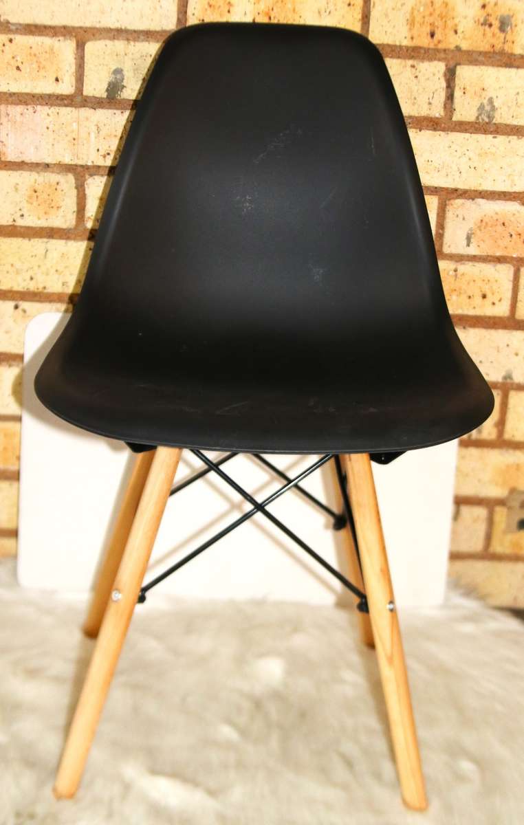 Dining Chairs - Four Pack - Black Colour