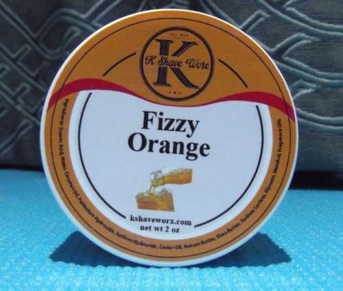 K Shave Worx Fizzy Orange Shave Soap