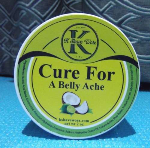 K Shave Worx Cure For A Bellyache Shave Soap
