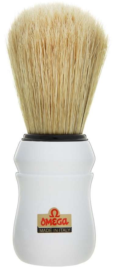 Omega 49 Professional Shaving Brush (Boar, White)