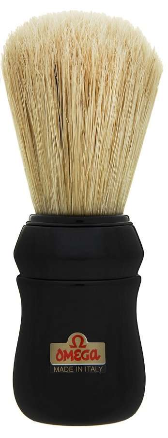 Omega 49 Professional Shaving Brush (Boar, Black)
