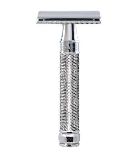 Edwin Jagger DE89 Safety Razor (Knurled Chrome)