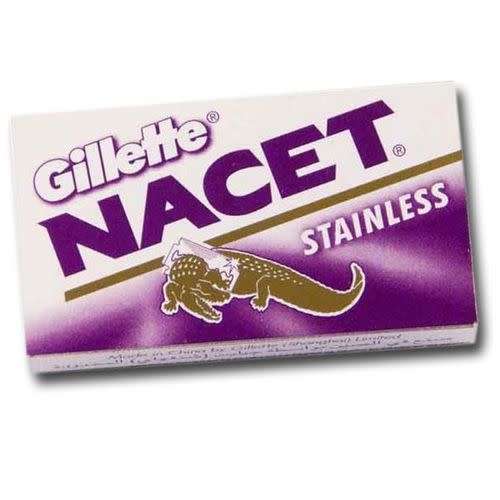 Gillette Nacet Double Edge Safety Razor Blades