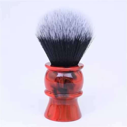 Yaqi Shave Brush Red Swirl (Tuxedo Synthetic)