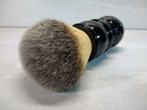 Yaqi Shave Brush Black Marble (Plisson Synthetic)