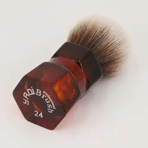 Yaqi Shave Brush Mocca (Brown Synthetic)
