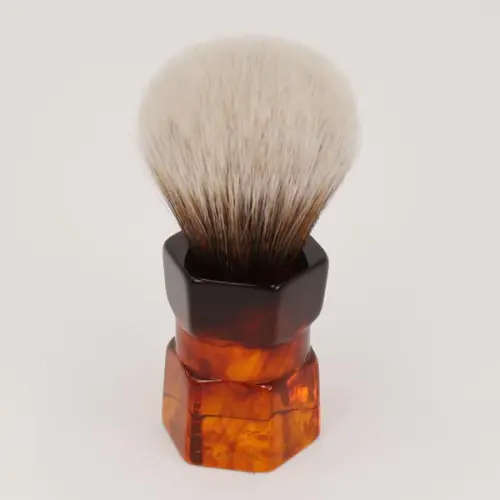 Yaqi Shave Brush Mocca (Brown Synthetic)