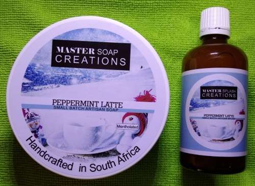 MSC - Peppermint Latte Shave Soap and Aftershave Bundle