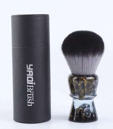 Yaqi Shave Brush Rock (28mm, Wolf Synthetic)