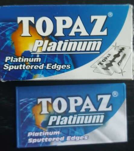 Topaz Platinum Razor Blade