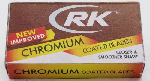 RK Chromium Safety Razor Blade