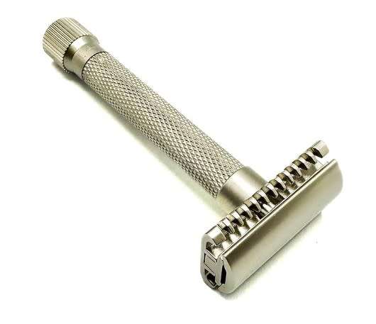 Parker Variant Satin Chrome Safety Razor (Open Comb)