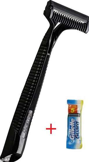 Gillette Guard Cartridge Razor (plus extra cartridge)