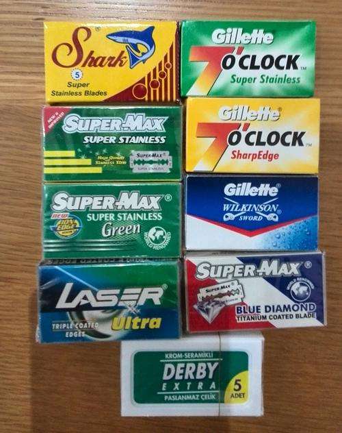 Double Edge Razor Blade Sampler Pack