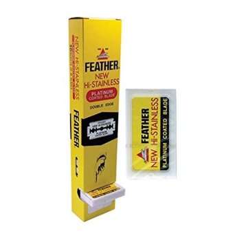 Feather Hi Stainless Double Edge Razor Blades (Bulk)