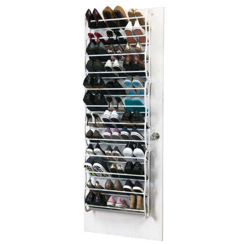 36 Pair Over The Door Hanging Shoe Rack