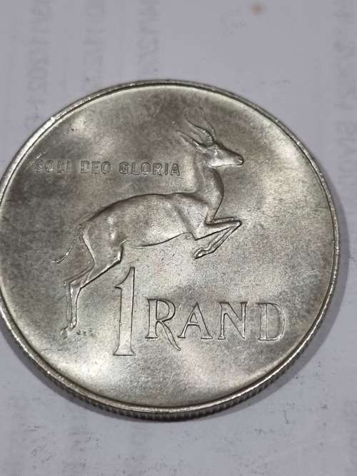 SA Republic Silver R1 coin 1966 (80% and 15g) - very good condition