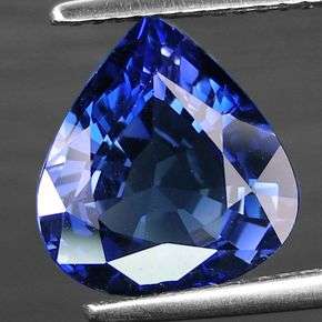 5.0 ct pear cut top Kashmir blue sapphire gemstone